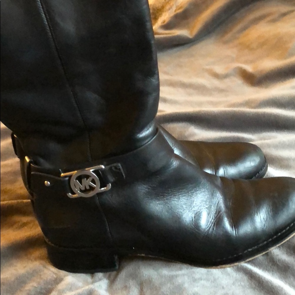 Michael Kors - over the calf length leather boots